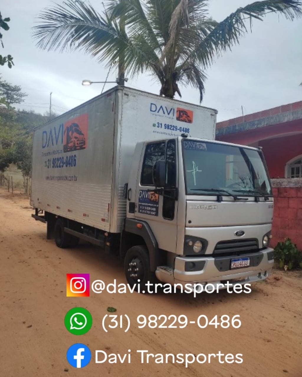 Logo Davi Transportes E Mudanças