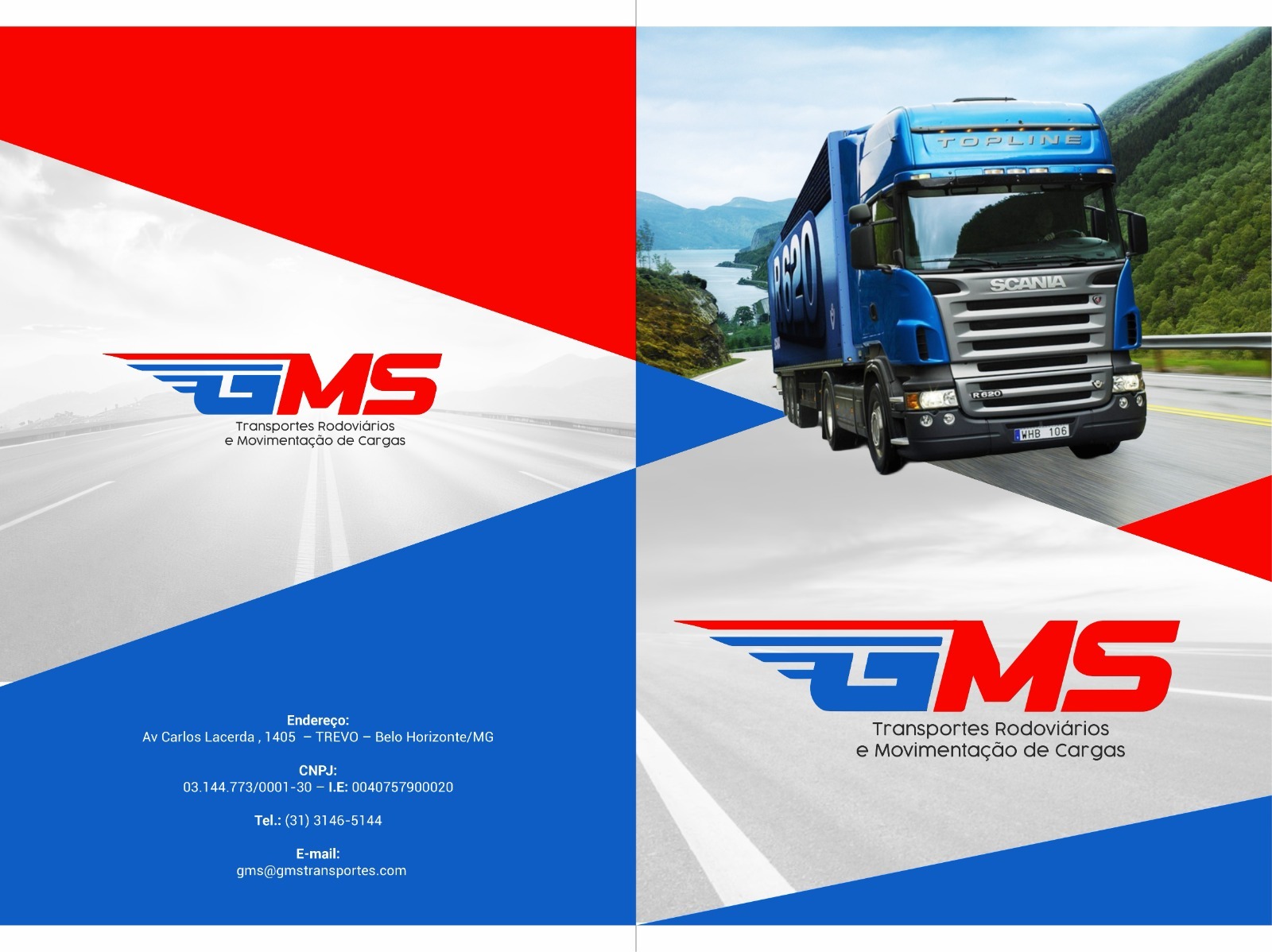 Logo GMS TRANSPORTES