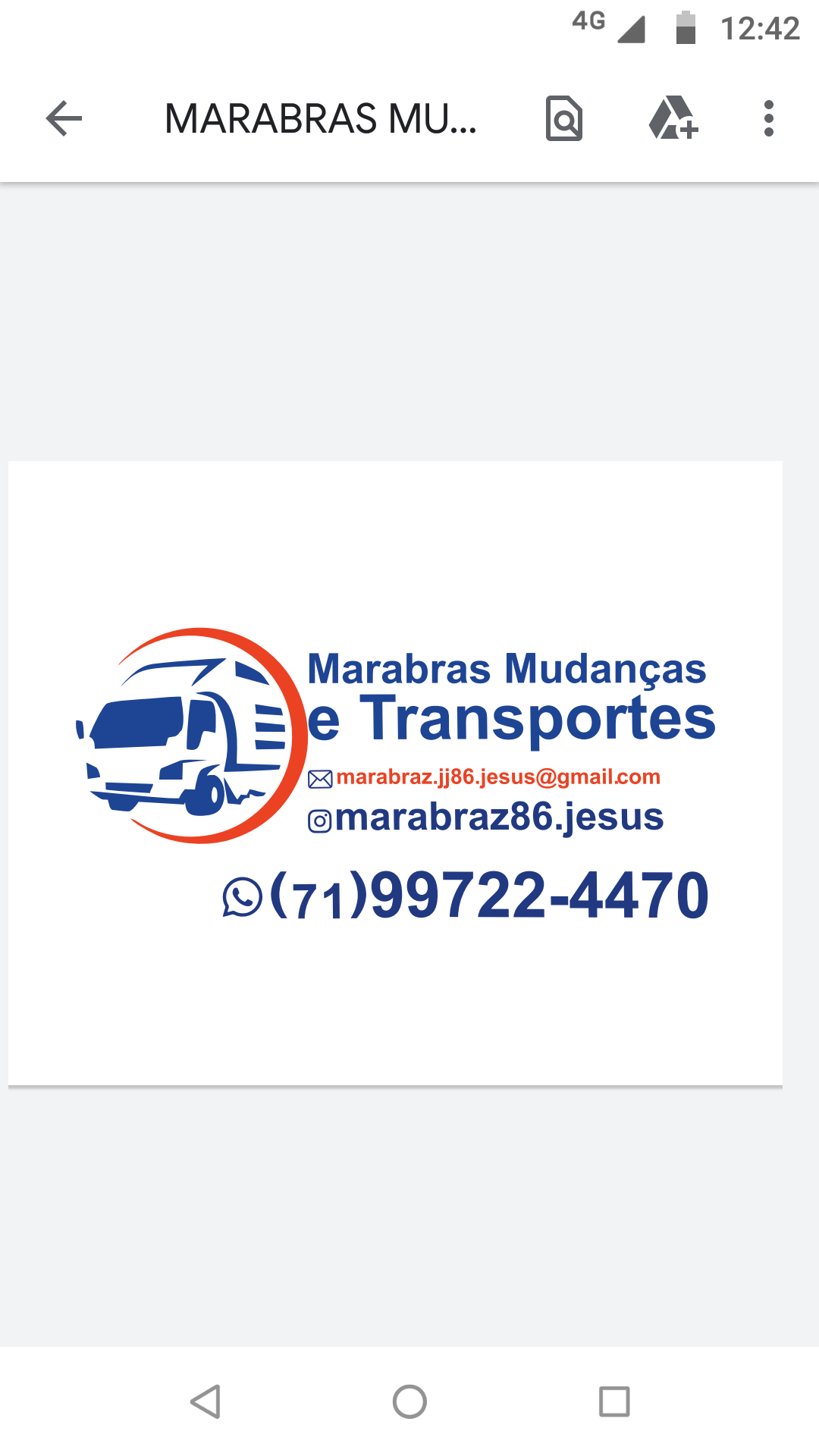 Logo Marabras Mudanças Transportes