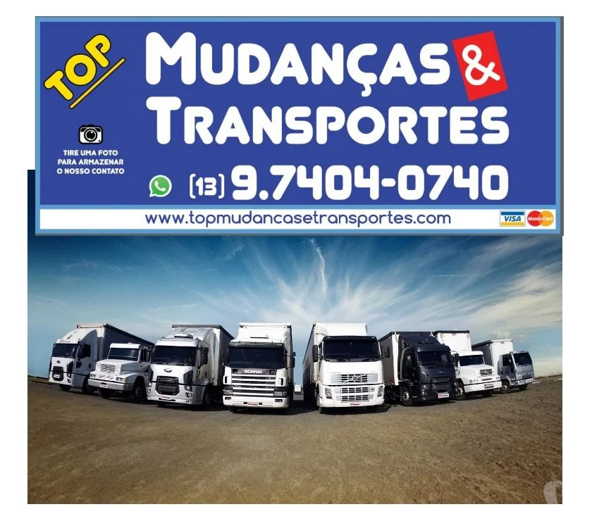 Logo Toplar Mudanças E Guarda Móveis