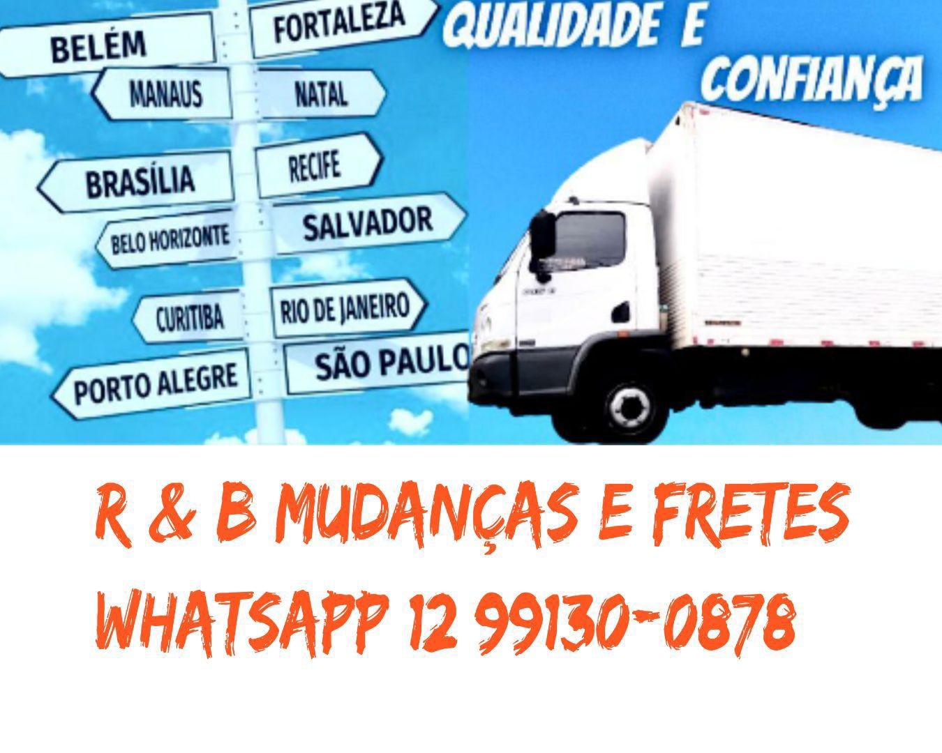 Logo Trans R & B Mudanças Taubaté