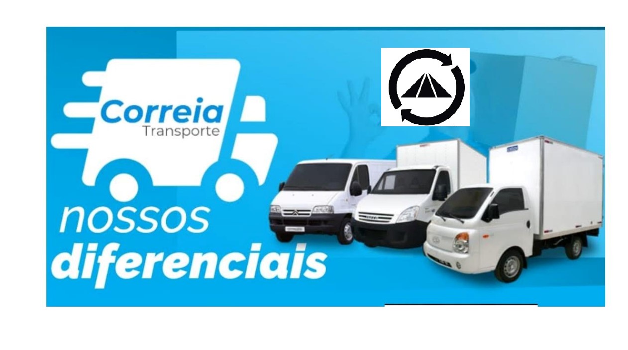Logo Transportes E Mudanças Correia